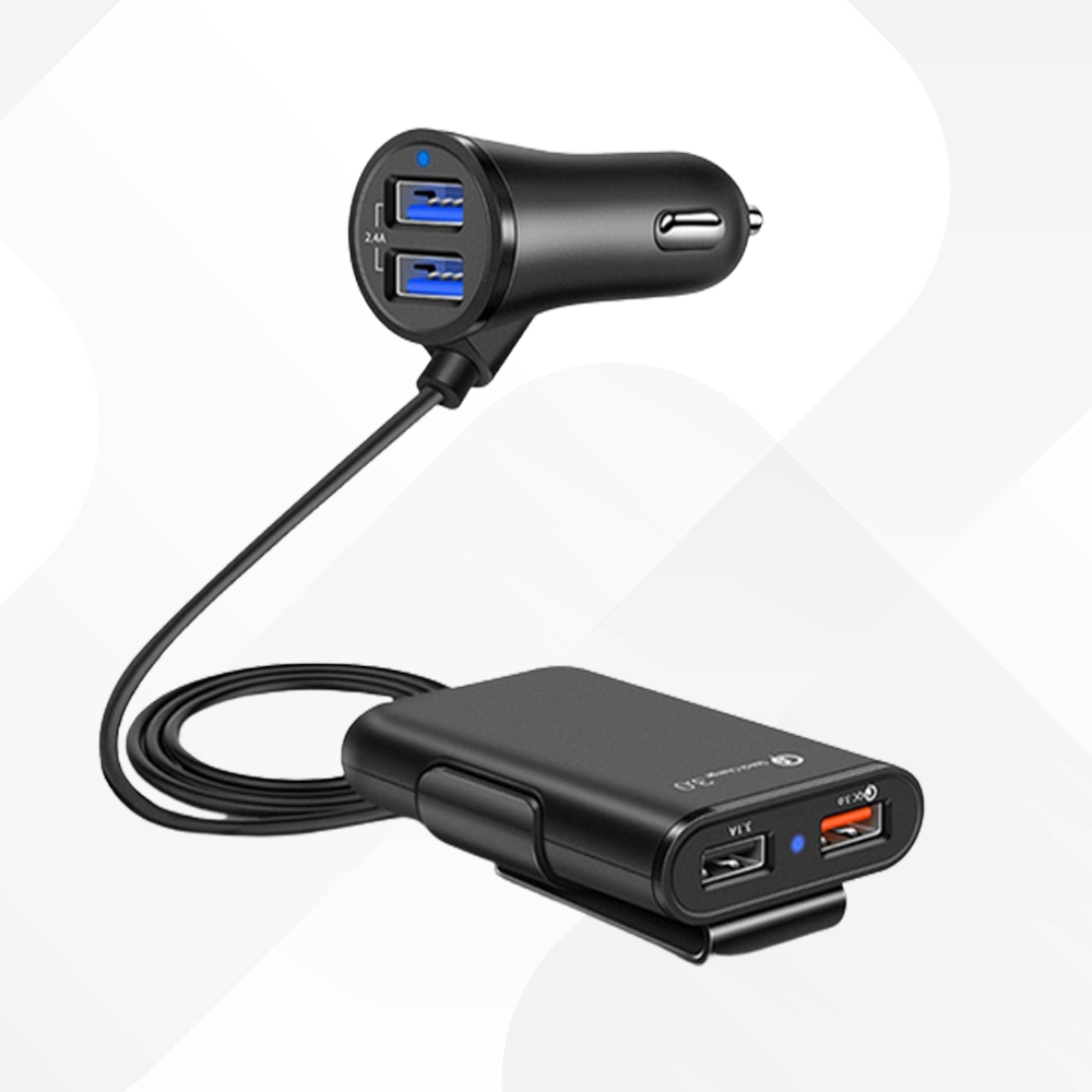 Chargeur rapide de voiture + câble USB - Xiaros