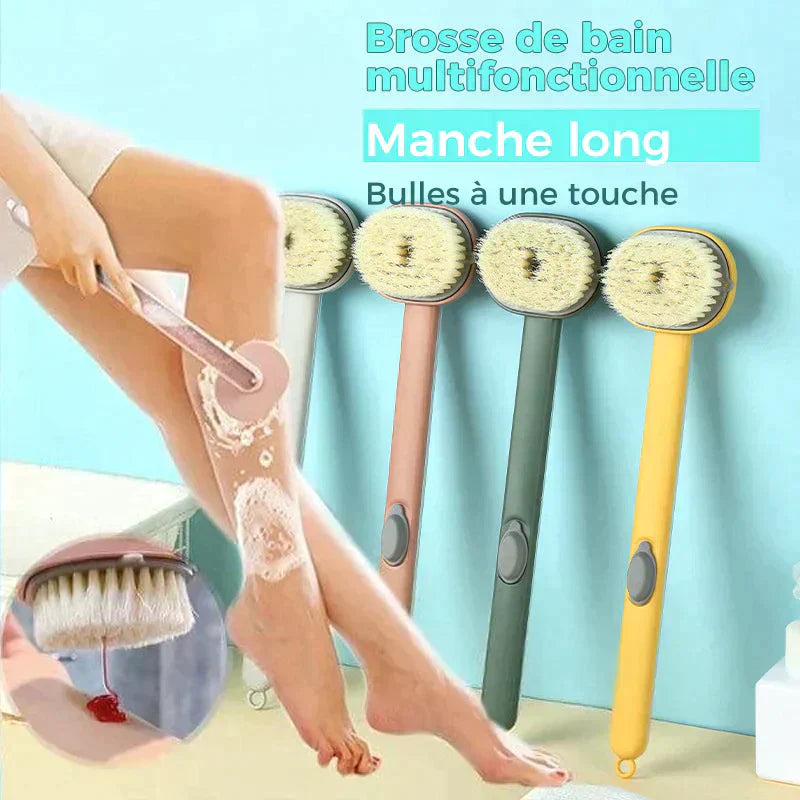 Brosse de massage et bain à manche long