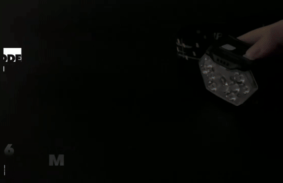 9LED Headlamp - 6 modes + Motion Sensor