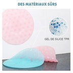 Tapis de Massage Antidérapant en Silicone pour Salle de Bain