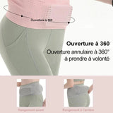Sac de taille dissimulé multifonctionnel en tricot respirant