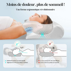 Butterfly pillow for neck pain