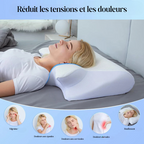 Butterfly pillow for neck pain
