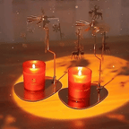 Rotating Metal Candle Holder - Magical Effect