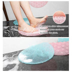 Tapis de Massage Antidérapant en Silicone pour Salle de Bain