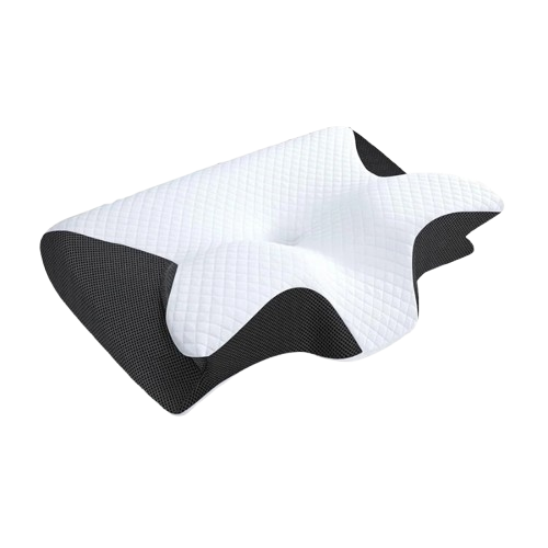 Butterfly pillow for neck pain