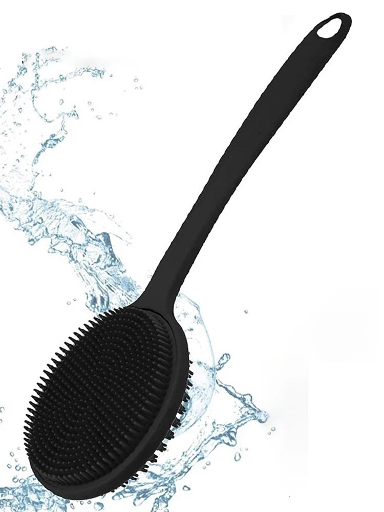 2-in-1 Long-Handled Exfoliating Bath Brush