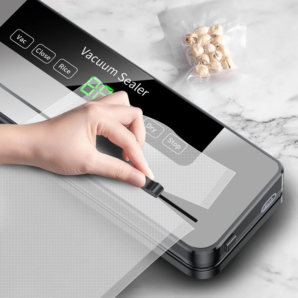 Scelleuse Alimentaire Automatique 220V avec 10 Sacs Inclus — Idéale pour Cuisine Maison