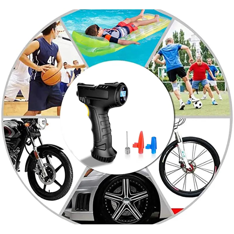 Ergonomic Cordless Electric Air Pump 120 Watt