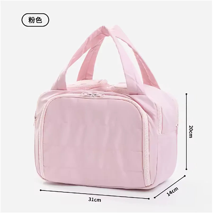 Trousse de Toilette de Soin & Maquillage Portable – Multi-Compartiments avec Séparation Sec et Humide pour Voyage