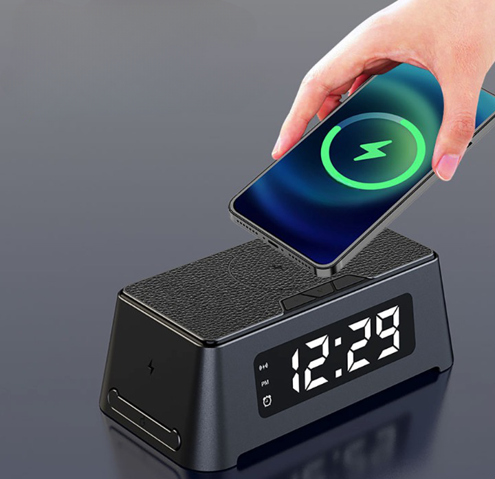 Alarme numérique station de charge 3 en 1