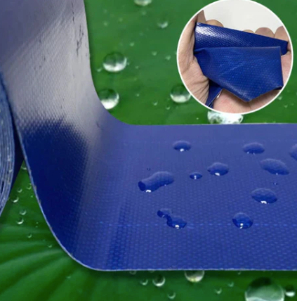 Ruban adhésif imperméable pour réparation de bâche