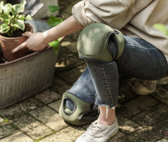 Genouillères en mousse à mémoire de forme pour jardinage et bricolage