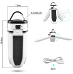 Portable solar lamp - built-in charger