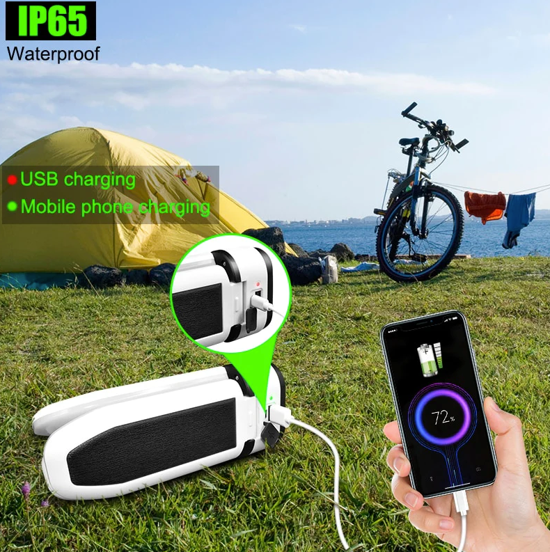 Lampe solaire portable - chargeur intégré