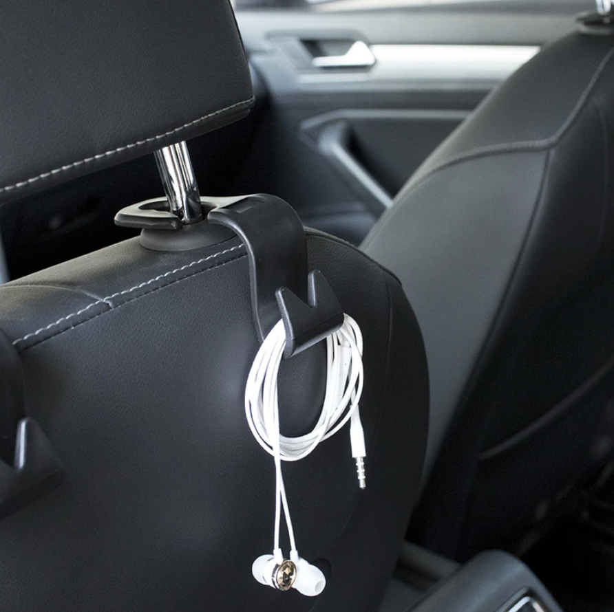 Lot de 4 Crochets de rangement pour voiture