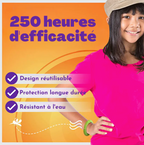 Lot de 10 Bracelets à la citronnelle anti-moustiques