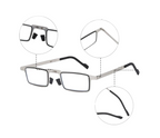 Folding reading glasses - Progressive lenses