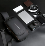 Sac à bandoulière antivol avec port de chargement USB