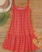 Lightweight and Stretchy Casual Floral Dress