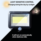 Lampe solaire puissante pour jardin
