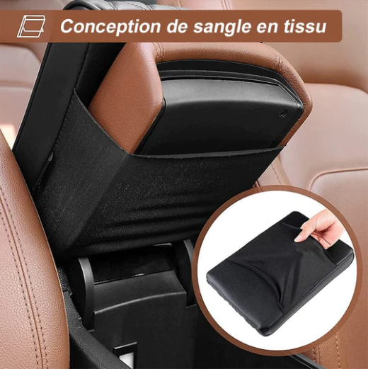 Boîte d'accoudoir en mousse à mémoire de véhicule
