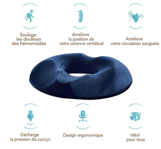 Coussin Donut pour le Coccyx