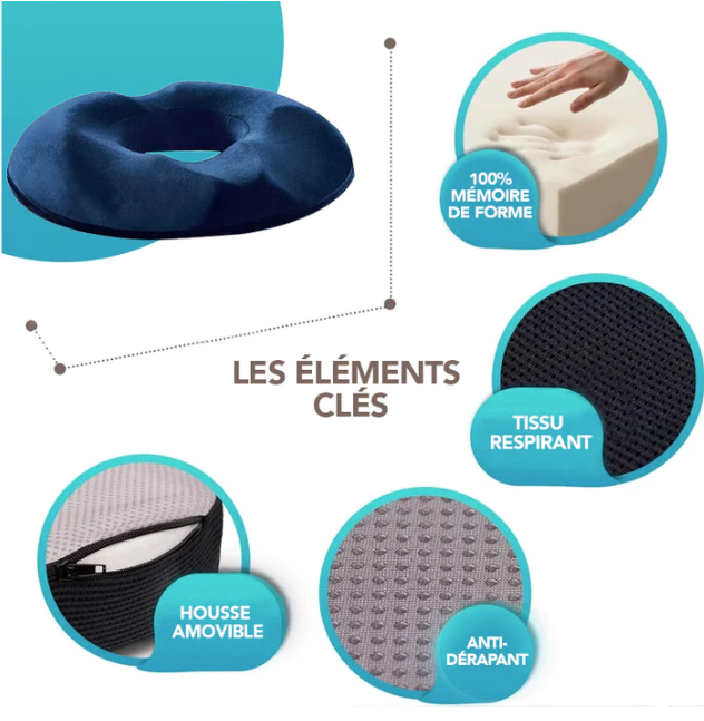 Coussin Donut pour le Coccyx