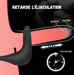 Cockring - Anneau pénien vibrant 3 en 1 avec télécommande