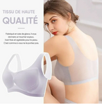 Soutien-gorge sans couture ultra-fin en soie glacée