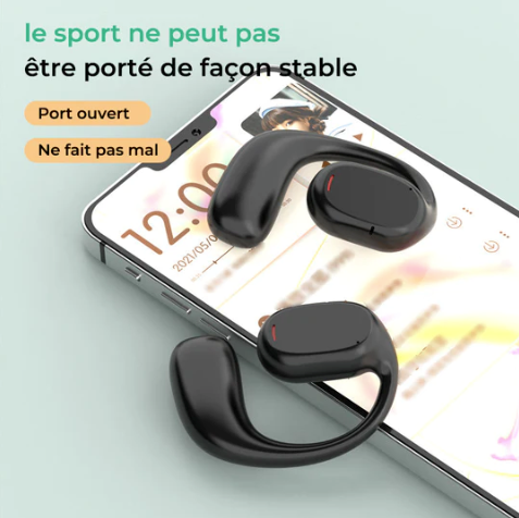 SonAura - Écouteurs Bluetooth sans Fil à conduction osseuse