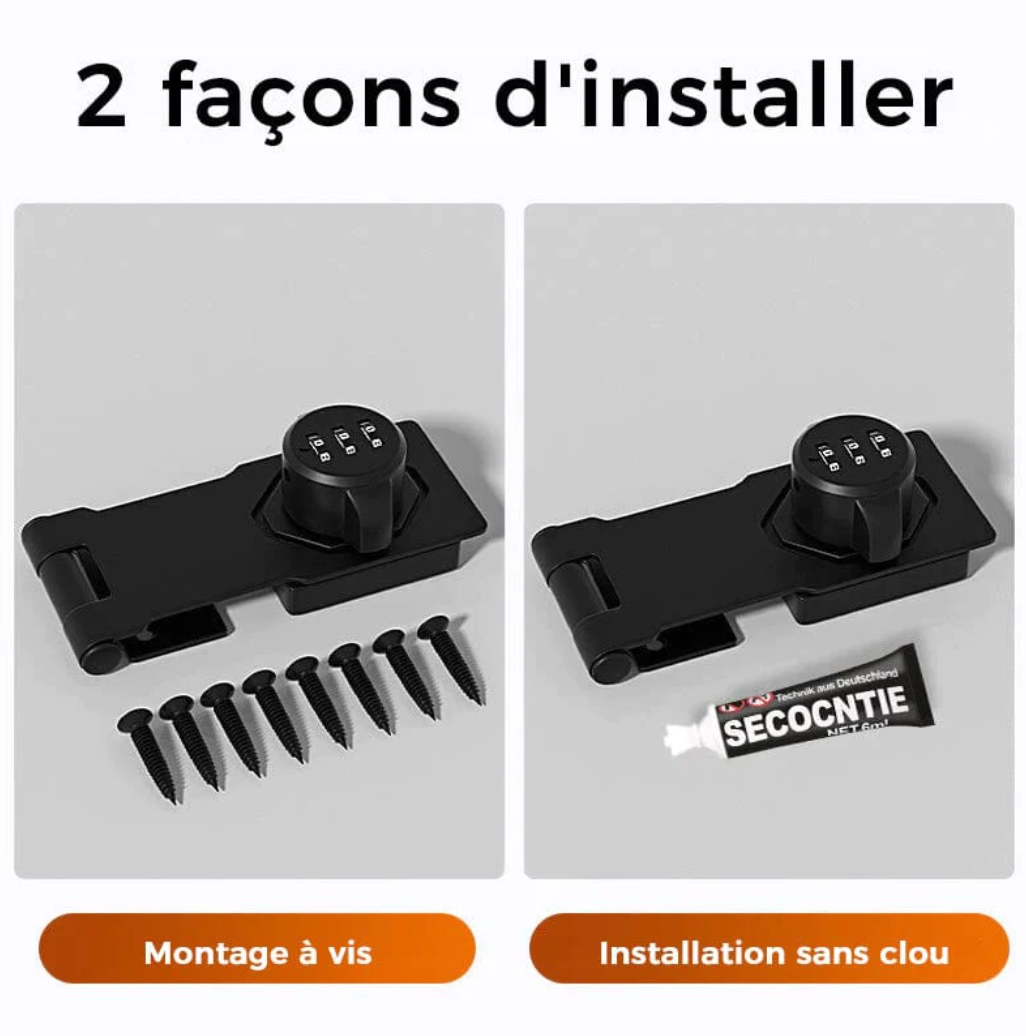 Serrures par mot de passe pour les placards de la maison