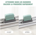 Brosse de Nettoyage Magique pour Rainures de Fenêtre