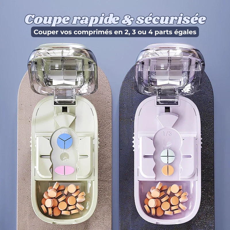 2/3/4-Way Pill Cutter Compact and Portable