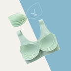 Soutien-gorge sans couture ultra-fin en soie glacée