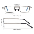 Folding reading glasses - Progressive lenses