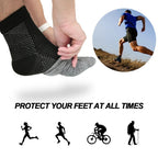 Pack of 2 anti-fatigue ankle sleeves