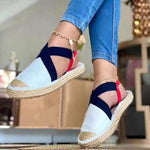 Espadrille en toile et à élastique