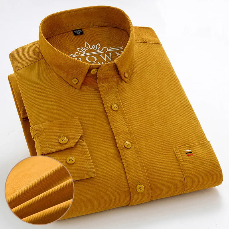 Chemise en velours côtelé - Homme