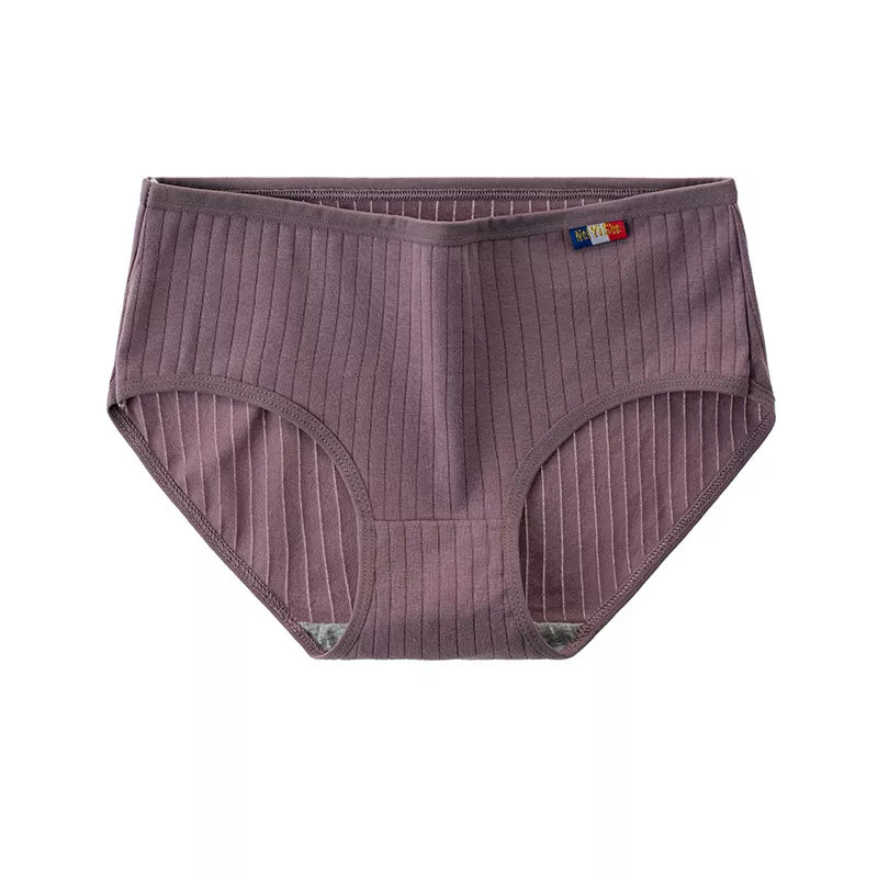 Pack of 10 comfortable cotton briefs for women