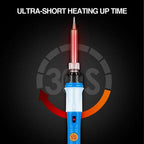 Adjustable Temperature Soldering Iron Kit + Multimeter