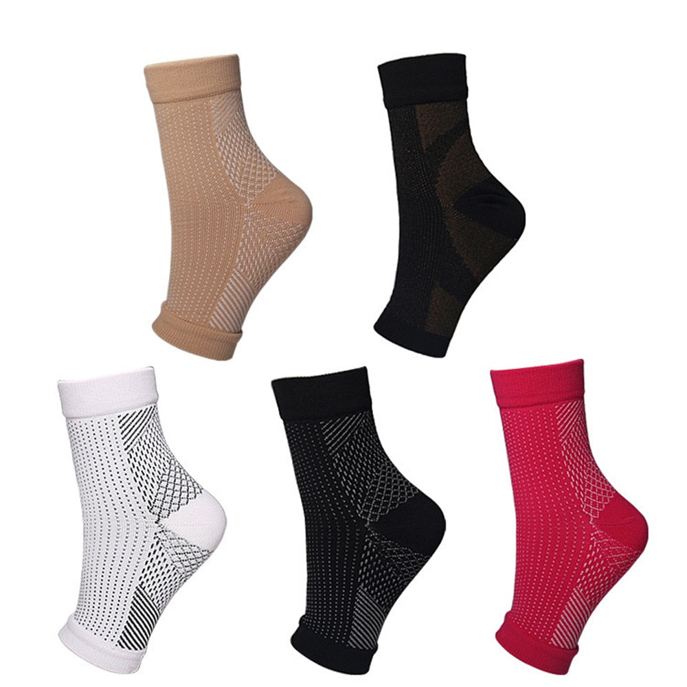 Pack of 2 anti-fatigue ankle sleeves