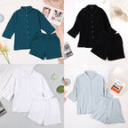 Jasmin - pyjama en gaze de coton pour femme