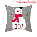 Lot de 2 Housses de Coussins de Noël