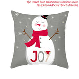 Lot de 2 Housses de Coussins de Noël