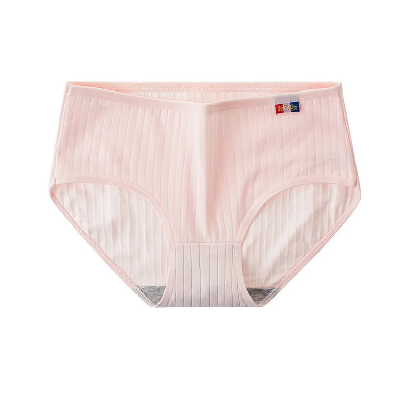 Pack of 10 comfortable cotton briefs for women