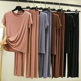 Ensemble de Pyjama en Modal Fluide Femme - Printemps