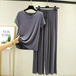 Ensemble de Pyjama en Modal Fluide Femme - Printemps