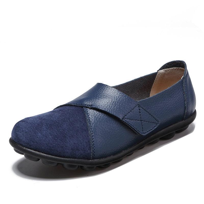 Women's leather orthopedic loafers