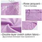 Lot de 6 Culottes Tailles Hautes - Fleuries